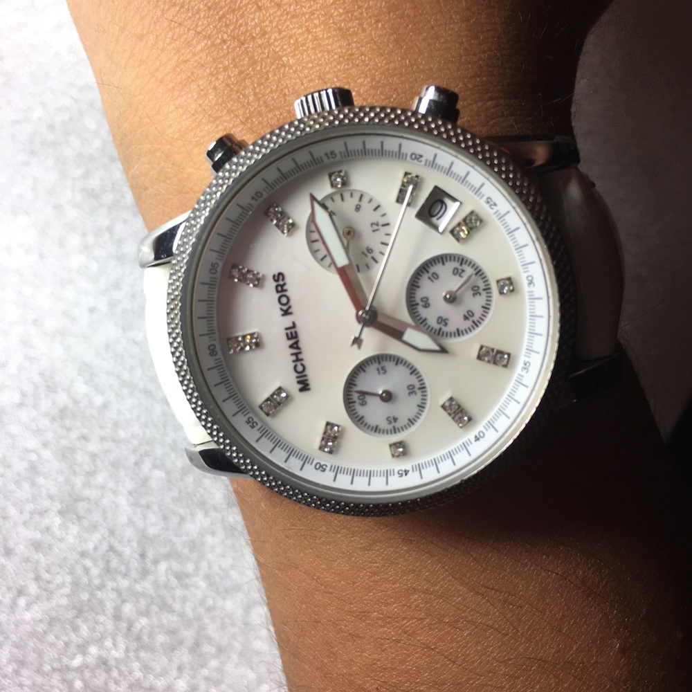 Michael Kors white watch